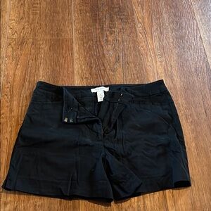 Women’s black cotton shorts by White House Black Market